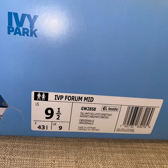 Ivy Park/Adidas x Forum Mid 'Icy Park - Silver Metallic' - Picture 11 of 15